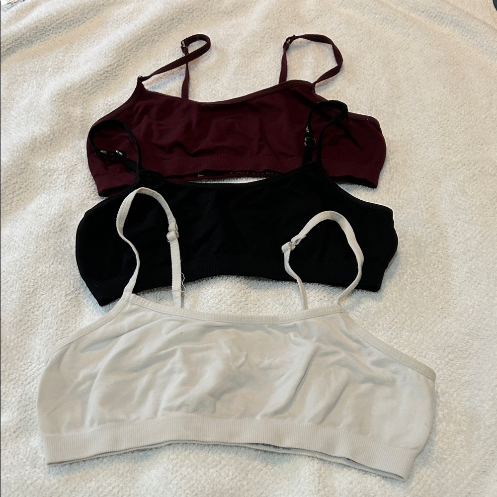 Women's Intimates Set - Black, White, and Burgundy